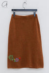 YANYAN KNITS Alpaca Knitted Sweater/Pencil Skirt YYK-YYW24-1961-HUANG Skirt YYK-YYW24-1941